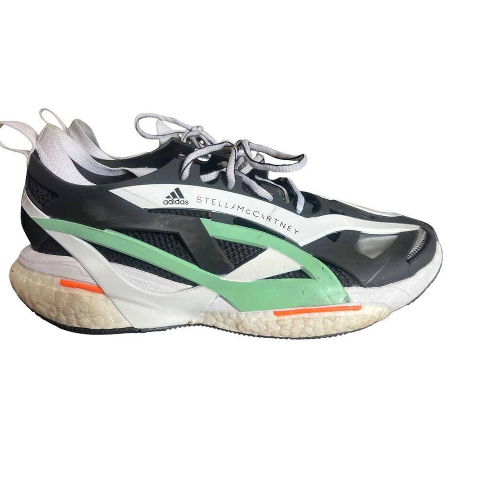 Stella McCartney x adidas SolarGlide Black Bliss Green men’s 10.5 running hiking